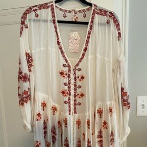 Free People Long Tunic Top